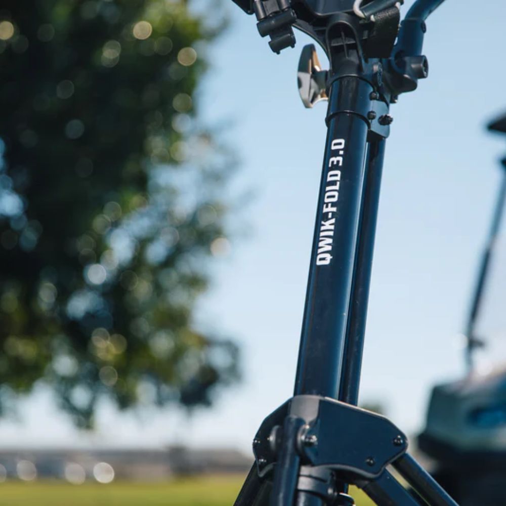 Skymax Qwik Fold 3.0 3 Wheel Golf Trolley - Charcoal + Free Gift