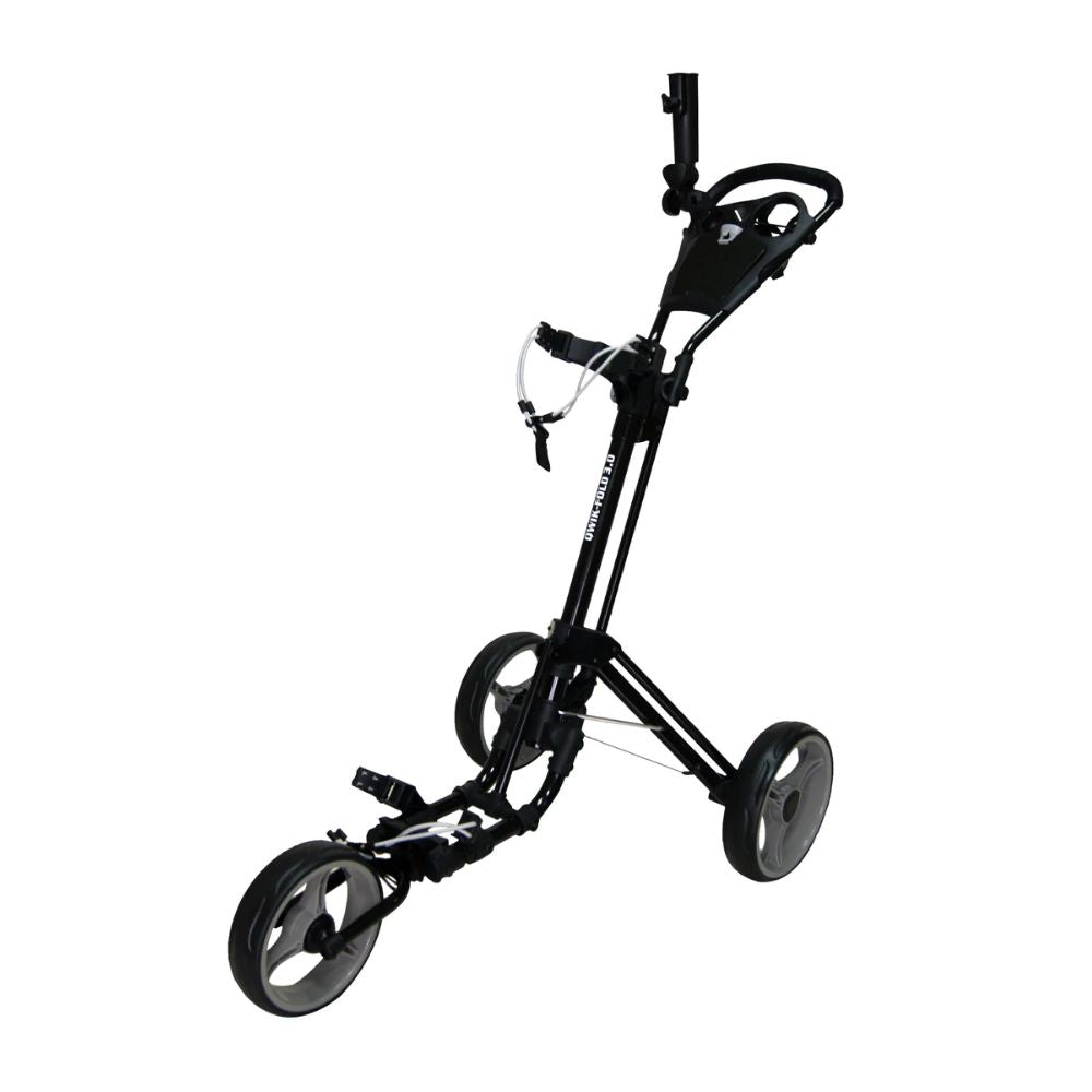 Skymax Qwik Fold 3.0 3 Wheel Golf Trolley - Charcoal + Free Gift Charcoal / Black