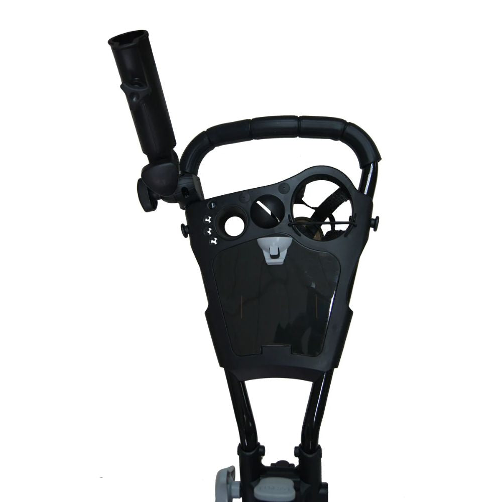 Skymax Qwik Fold 3.0 3 Wheel Golf Trolley - Charcoal + Free Gift