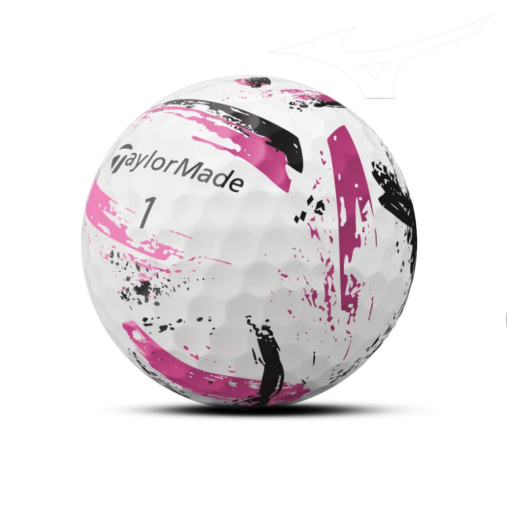 TaylorMade Golf SpeedSoft Golf Balls - Ink Pink
