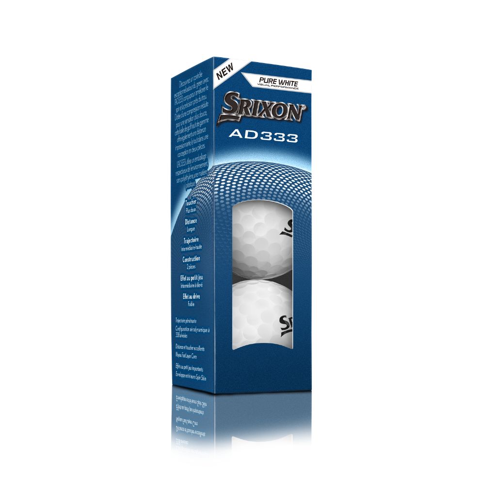 Srixon AD333 Golf Balls 2 Dozen Pack - White Personalised