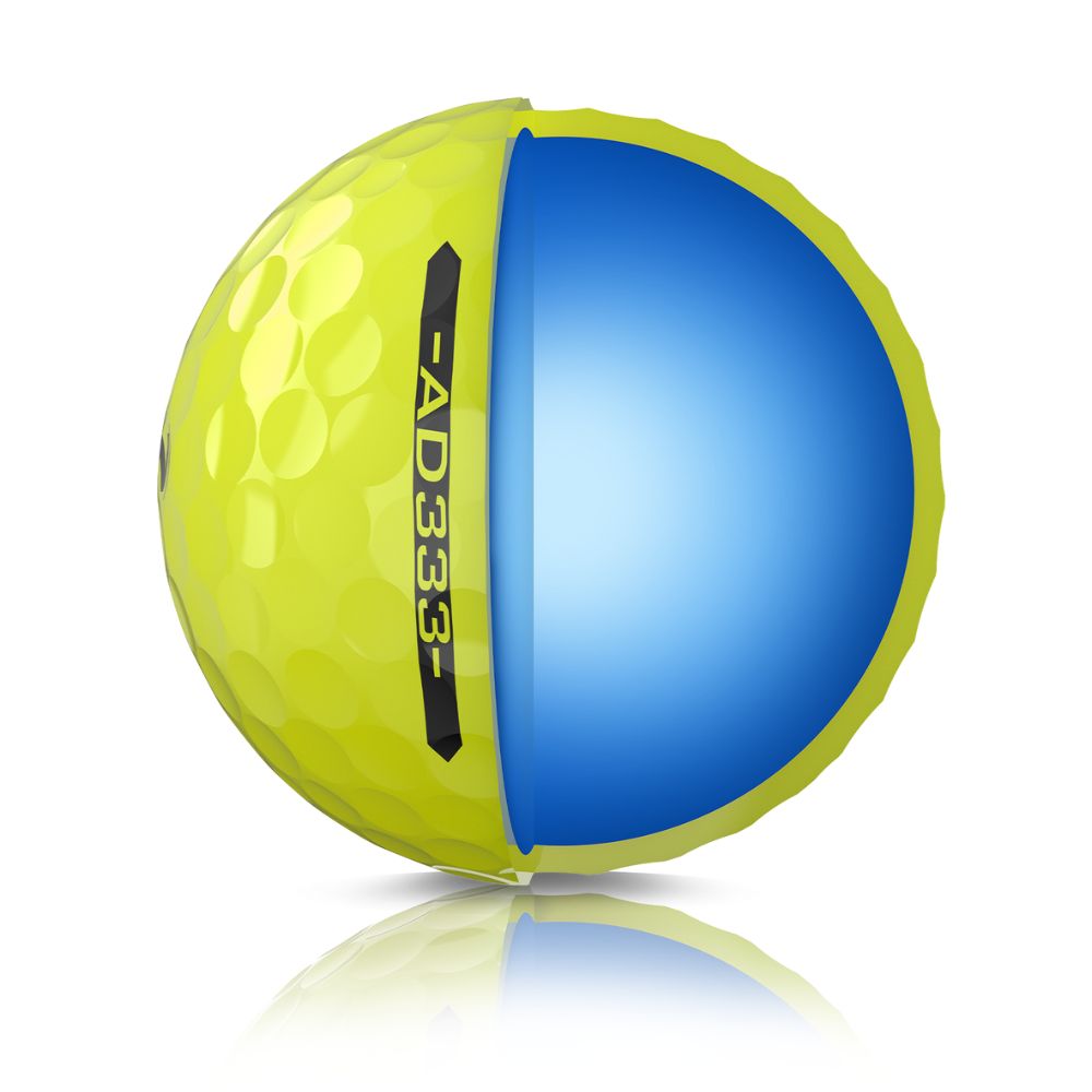 Srixon AD333 12 Golf Balls 2026 - Yellow
