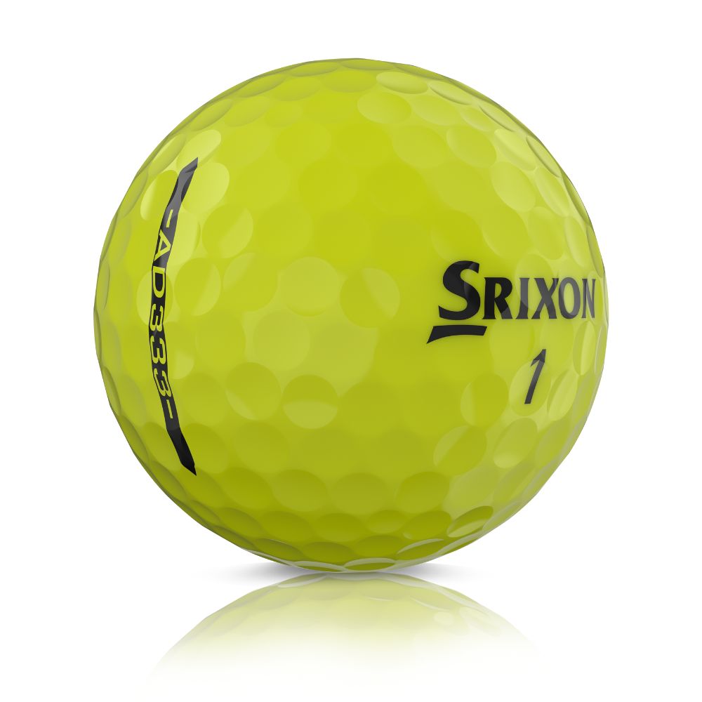 Srixon AD333 12 Golf Balls 2026 - Yellow