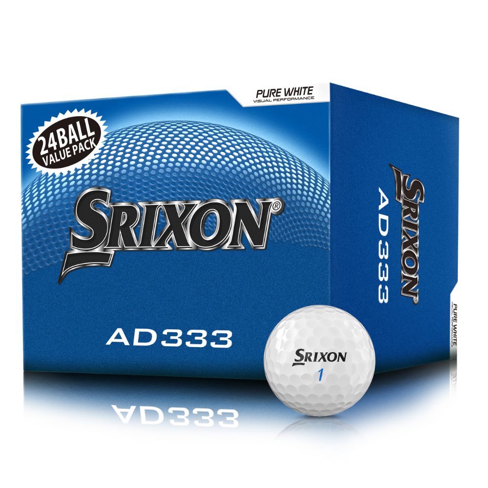 Srixon AD333 12 Golf Balls Two Dozen 24 Pack 2026 - White