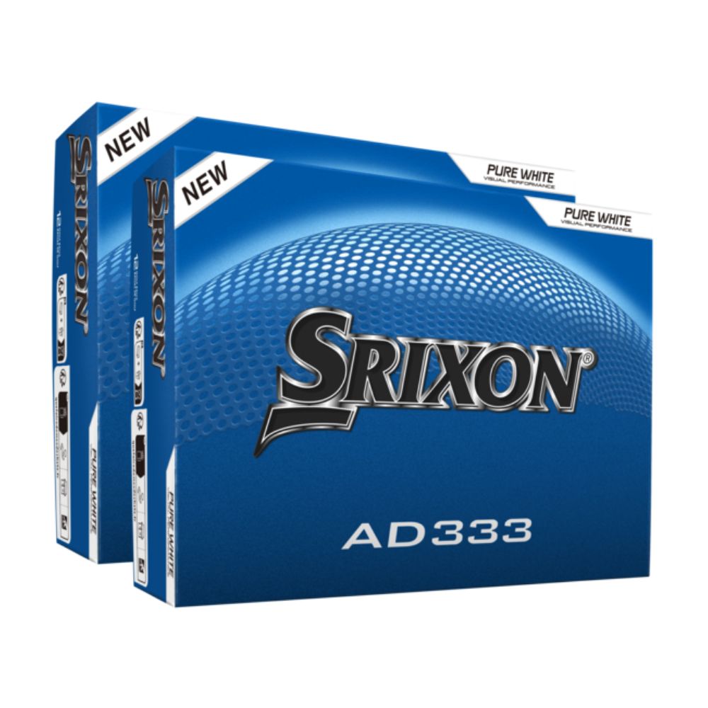 Srixon AD333 Golf Balls 2 Dozen Pack - White Personalised White