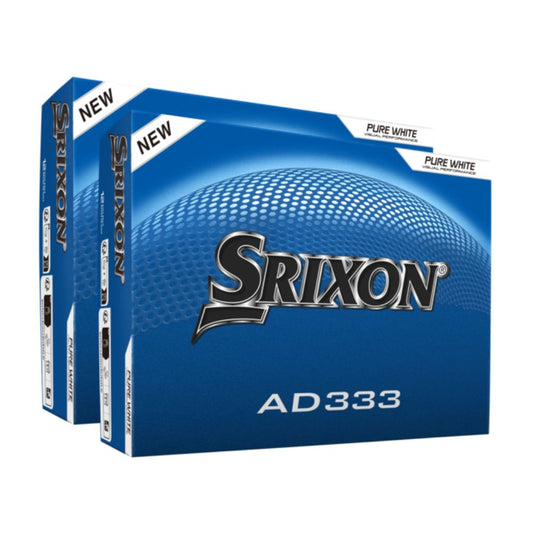 Srixon AD333 Golf Balls 2 Dozen Pack - White Personalised White