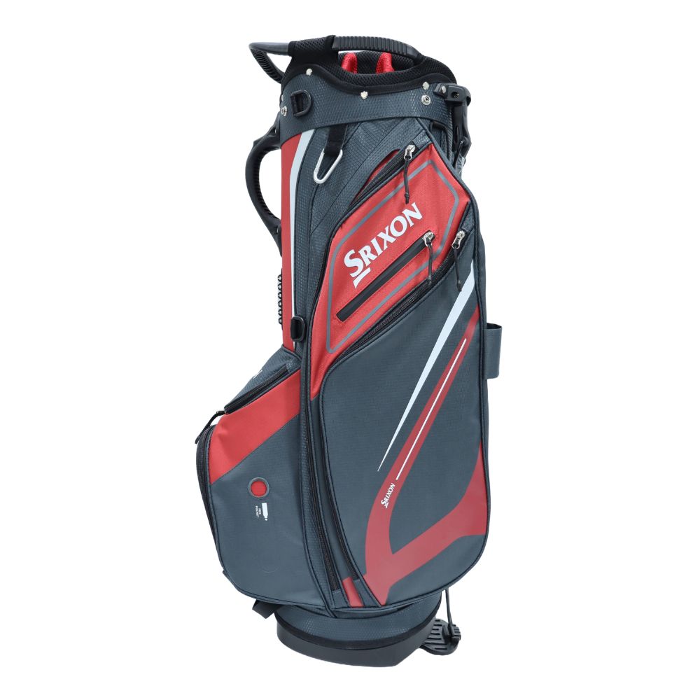 Srixon Golf Saturday Stand Bag 2026 - Charcoal / Red