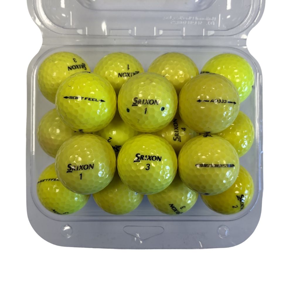 Srixon Grade C Recycled Golf Balls - 24 Pack - Yellow