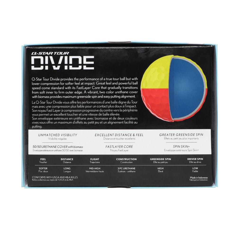 Srixon Q Star Tour 6 Divide Golf Balls 2026 - Multi