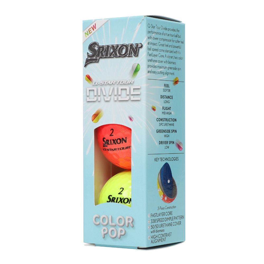 Srixon Q Star Tour 6 Divide Golf Balls 2026 - Multi