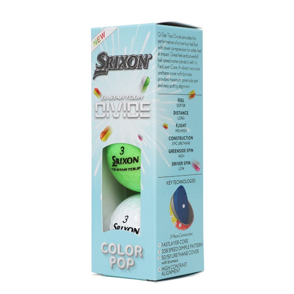 Srixon Q Star Tour 6 Divide Golf Balls 2026 - Multi