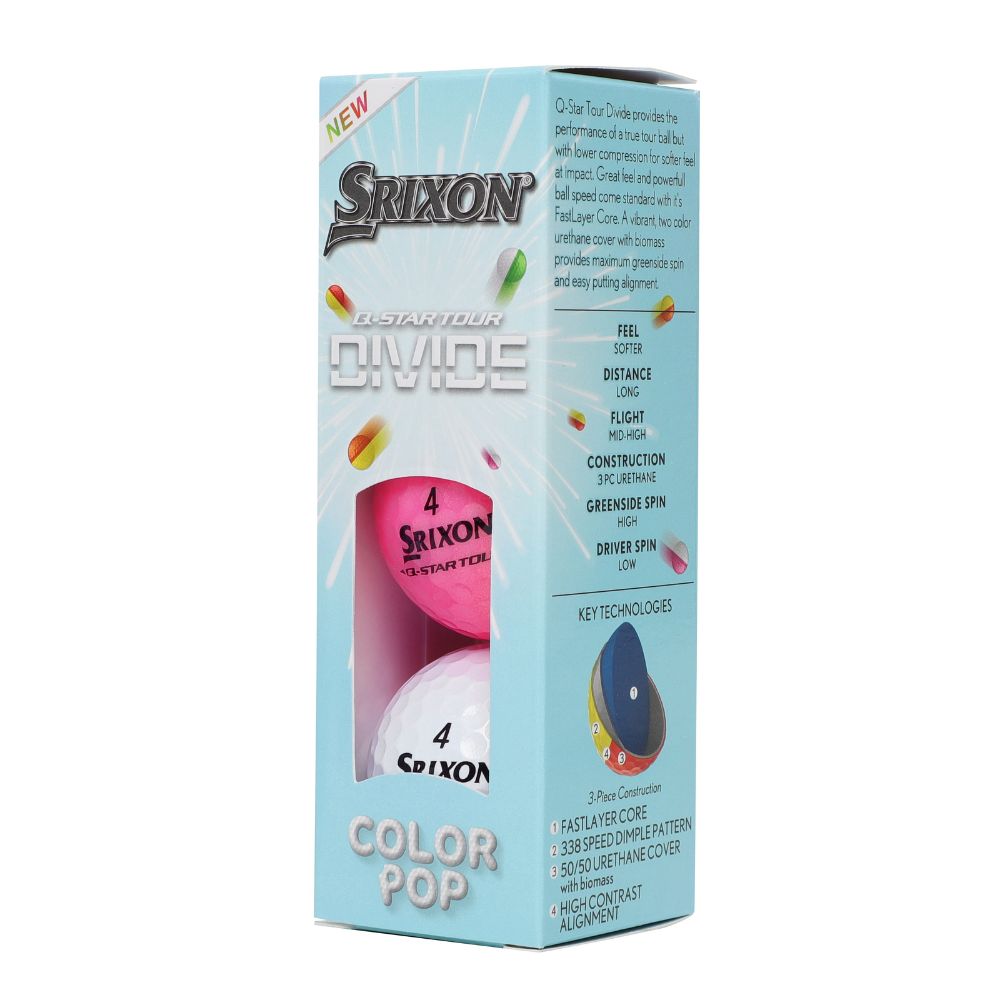 Srixon Q Star Tour 6 Divide Golf Balls 2026 - Multi