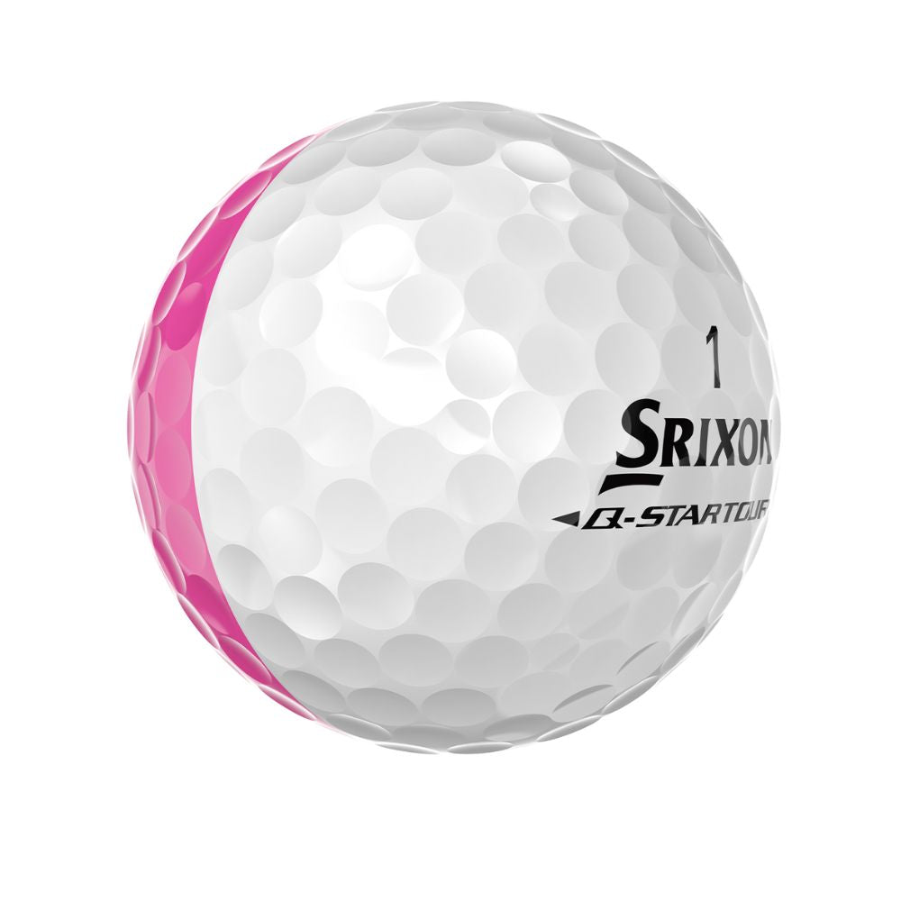Srixon Q Star Tour 6 Divide Golf Balls 2026 - White / Pink