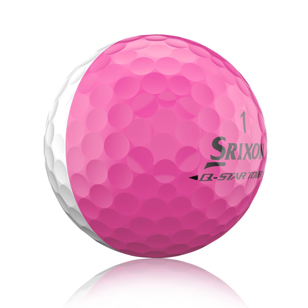 Srixon Q Star Tour 6 Divide Golf Balls 2026 - White / Pink