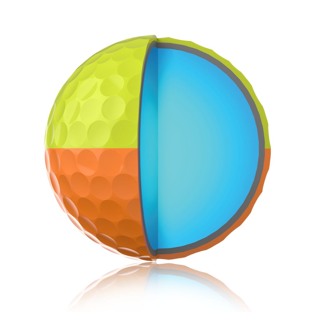 Srixon Q Star Tour 6 Divide Golf Balls 2026 - Yellow / Orange