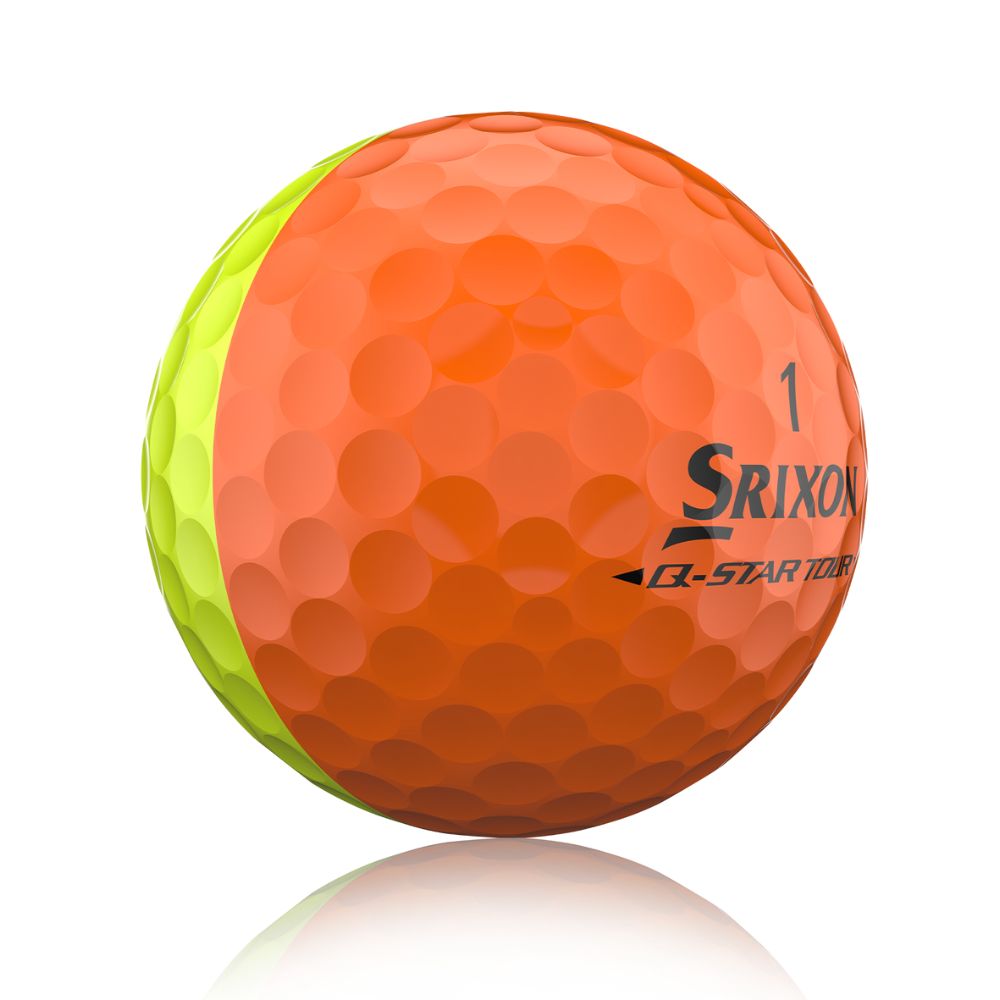 Srixon Q Star Tour 6 Divide Golf Balls 2026 - Yellow / Orange