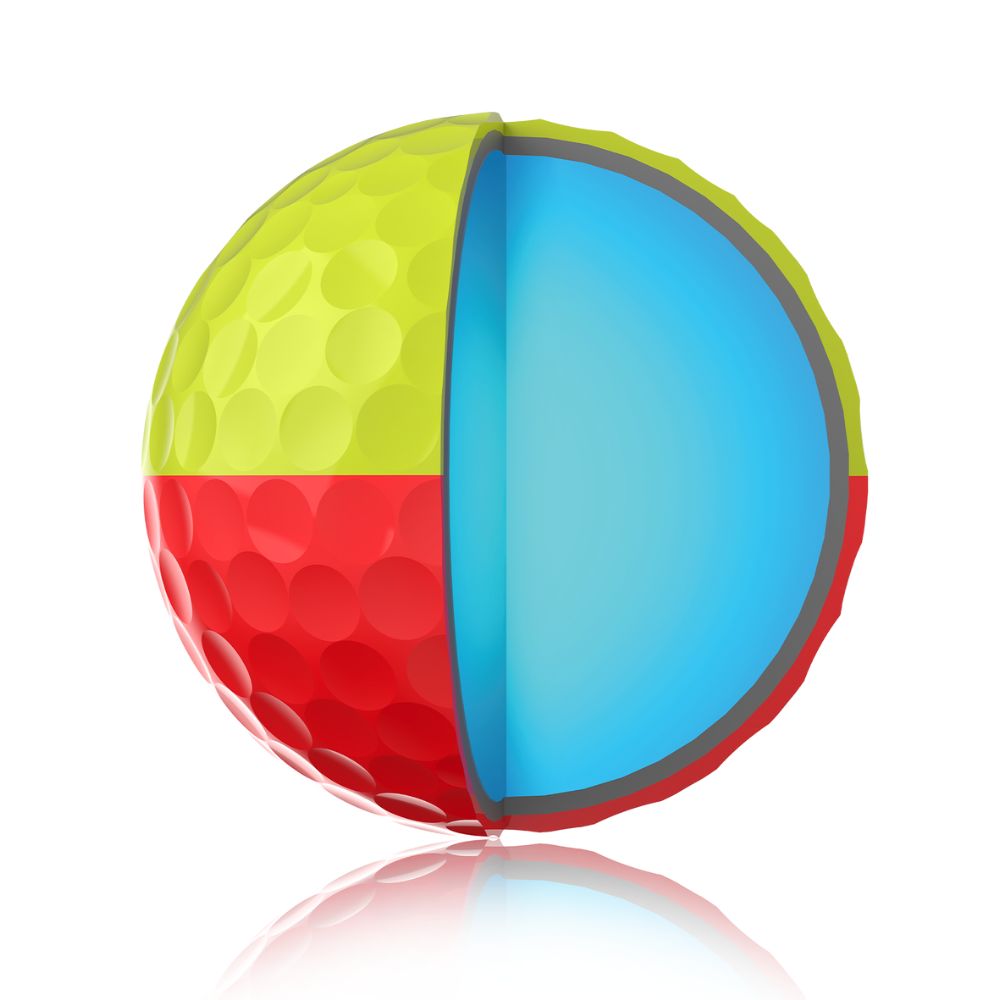 Srixon Q Star Tour 6 Divide Golf Balls 2026 - Yellow / Red