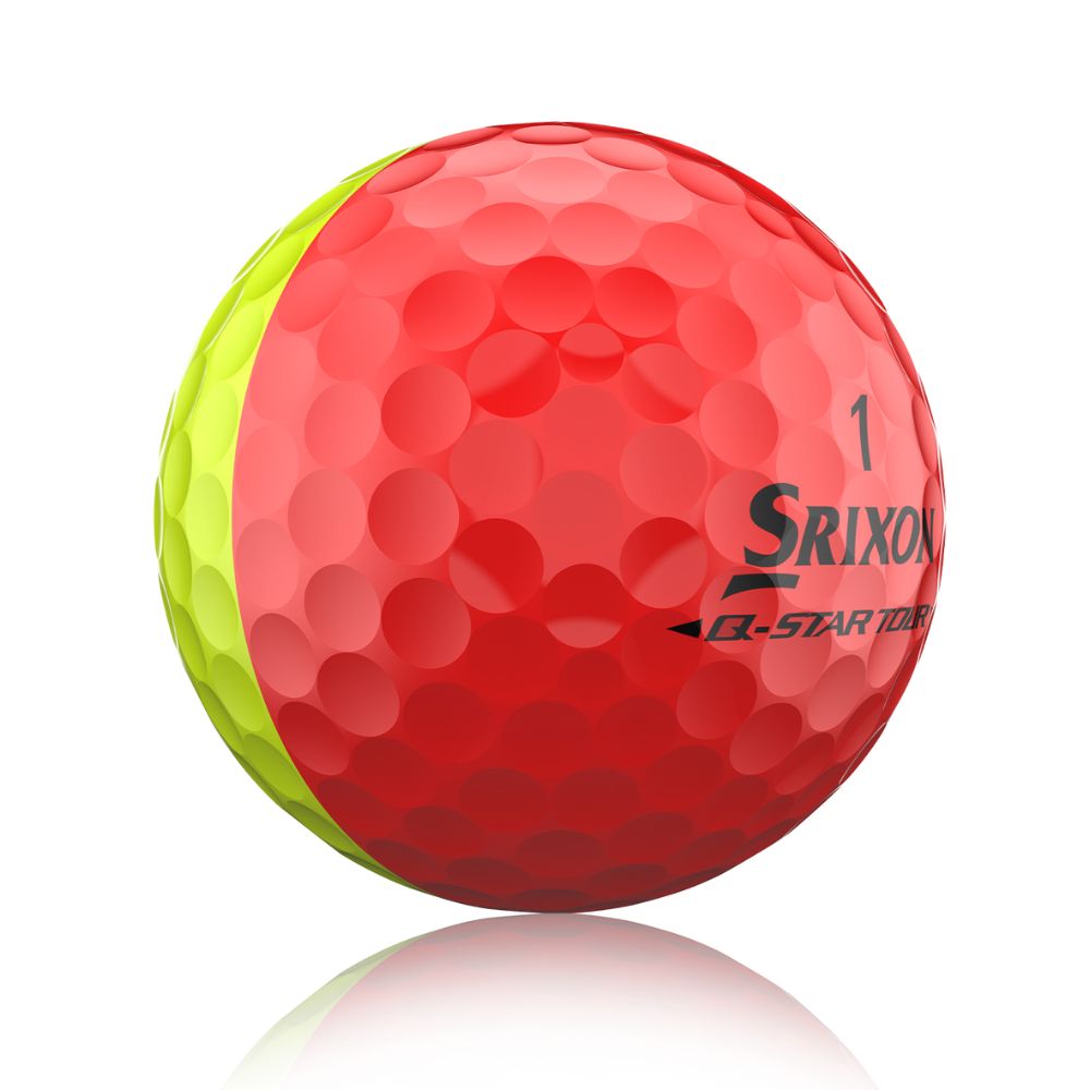 Srixon Q Star Tour 6 Divide Golf Balls 2026 - Yellow / Red