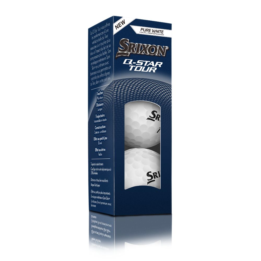 Srixon Q Star Tour Golf Balls 2 Dozen Pack - White Personalised