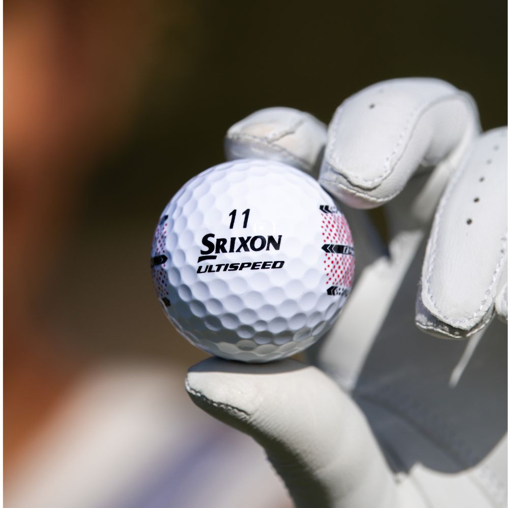 Srixon Q Star Ultispeed Trackline Golf Balls 2 Dozen Pack - White Personalised