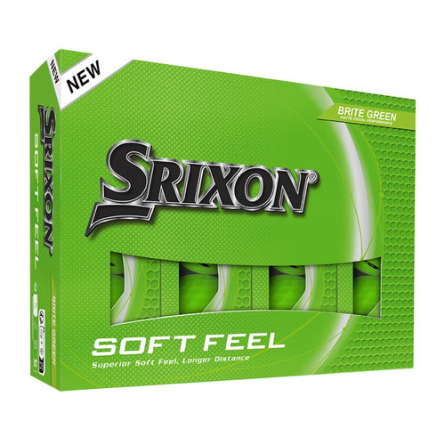 Srixon Soft Feel Brite Golf Balls 2025 - Green Green