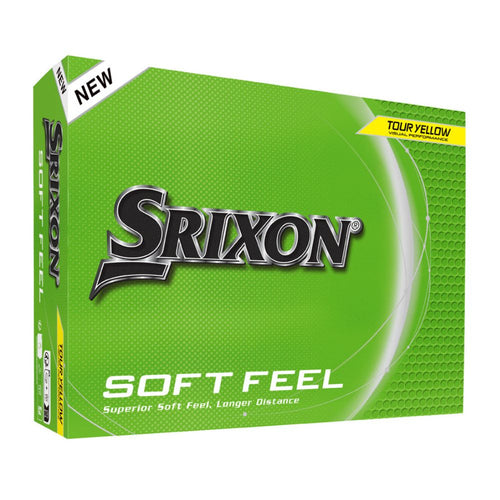 Srixon Soft Feel Golf Balls 2025 - Yellow Yellow