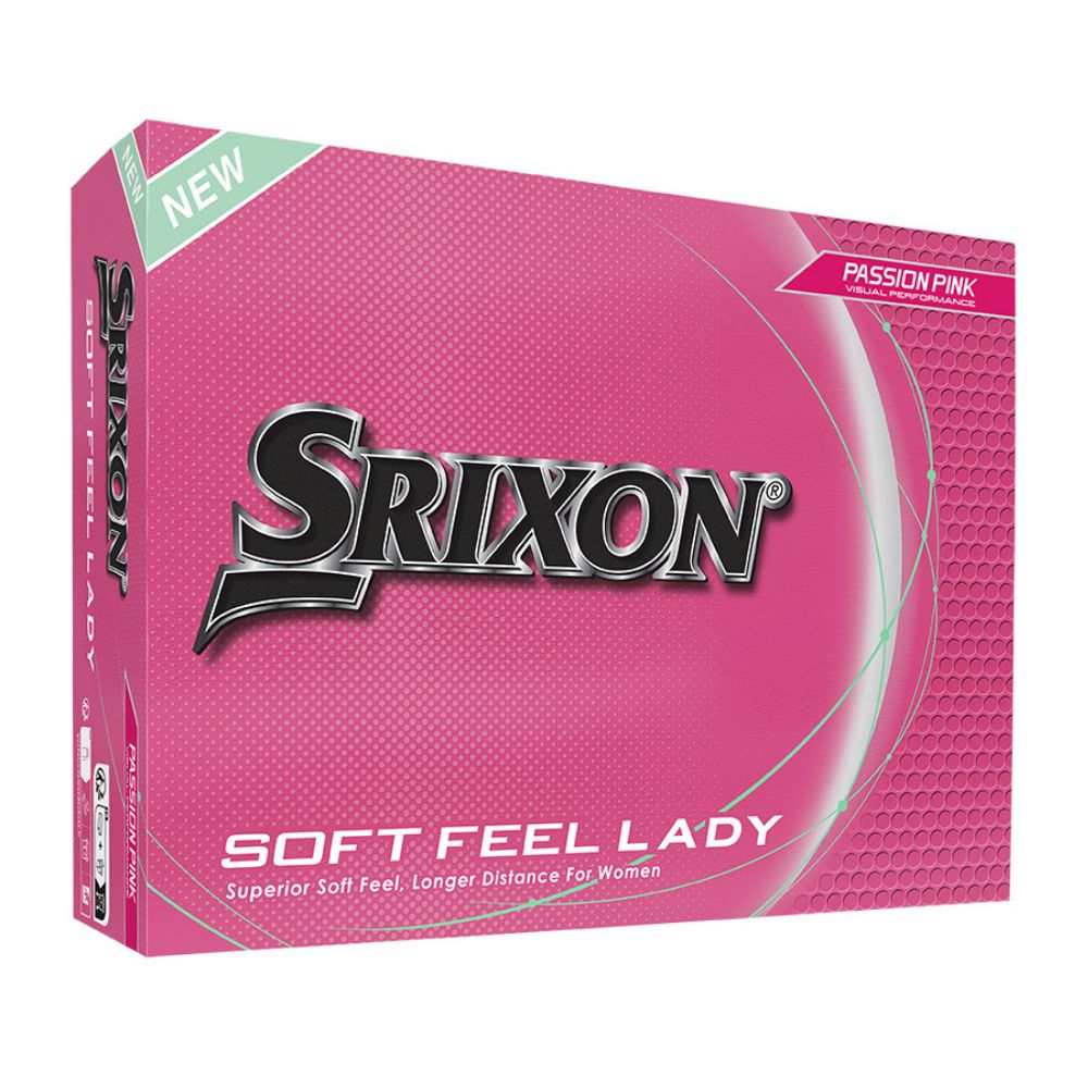 Srixon Soft Feel Lady Golf Balls 2025 - Pink Pink