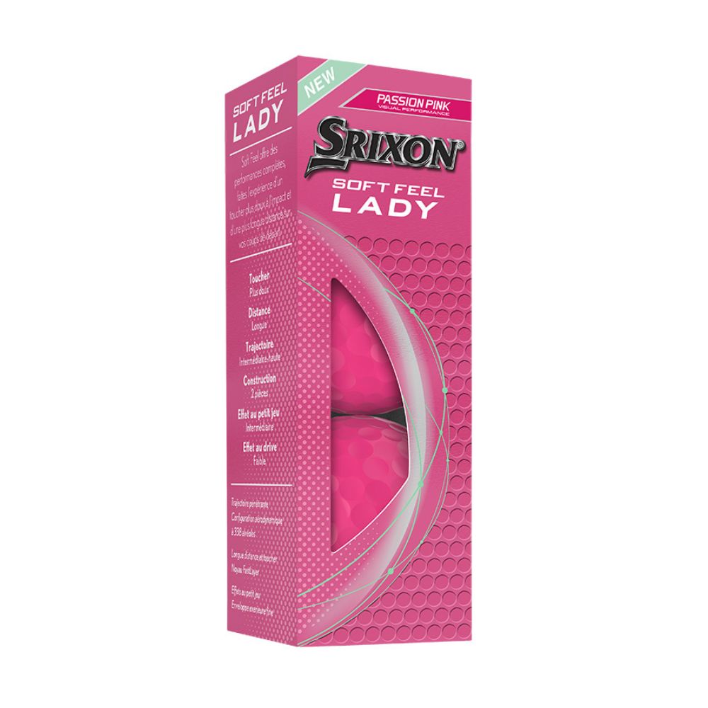 Srixon Soft Feel Lady Golf Balls 2025 - Pink