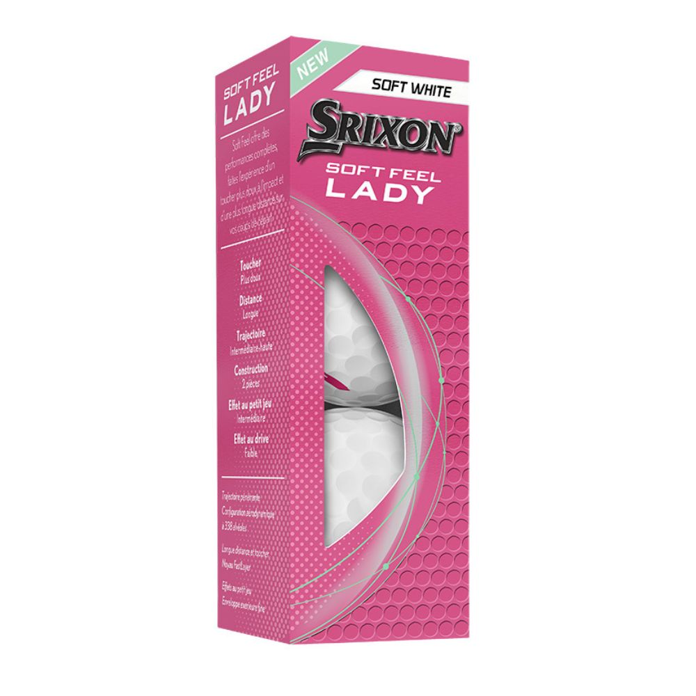 Srixon Soft Feel Lady Golf Balls 2025 - White