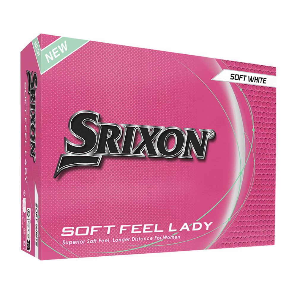 Srixon Soft Feel Lady Golf Balls 2025 - White White