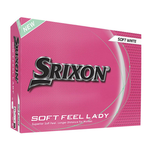 Srixon Soft Feel Lady Golf Balls 2025 - White White