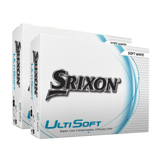 Srixon Ultisoft Golf Balls 2 Dozen Pack - White Personalised