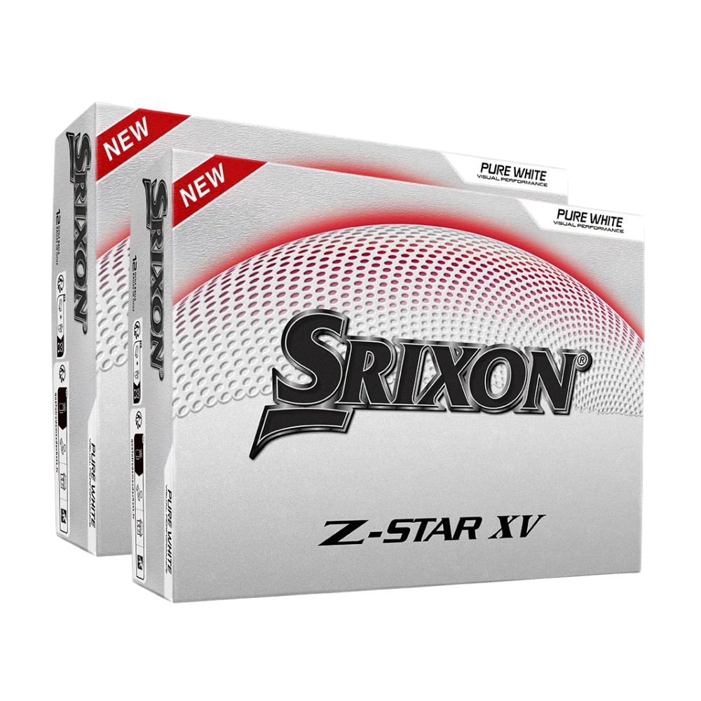 Srixon Z-Star XV Gen 9 Golf Balls 2 Dozen Pack - White Personalised