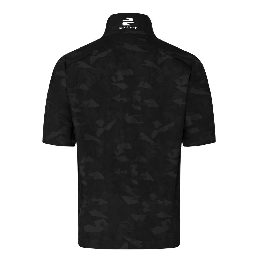Stuburt Raven Showerproof Short Sleeve Golf Jacket 2025 - Black
