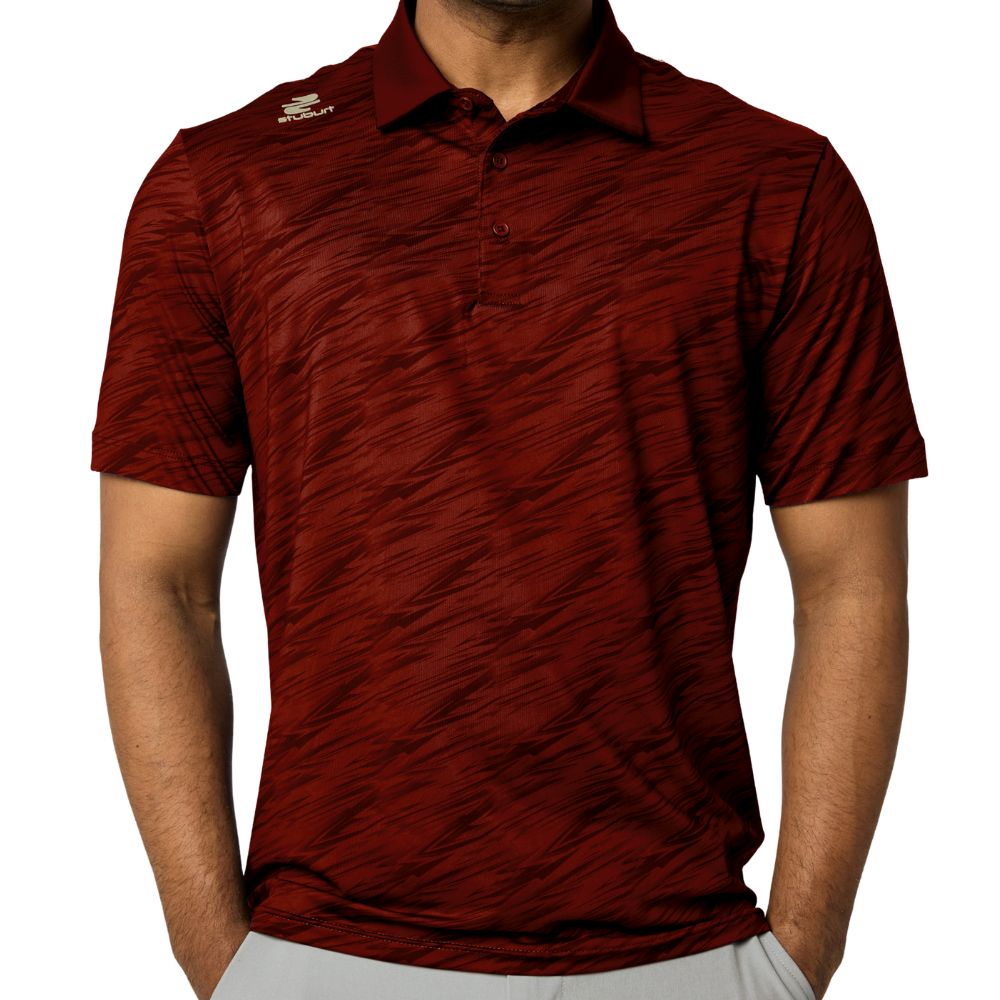 Sturburt Alicante Men's Golf Polo Shirt 2026 - Real Red