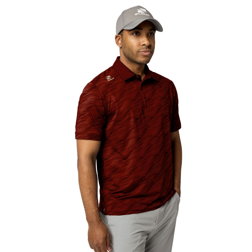 Sturburt Alicante Men's Golf Polo Shirt 2026 - Real Red