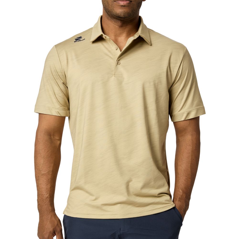 Sturburt Alicante Men's Golf Polo Shirt 2026 - Sand