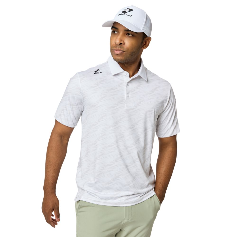 Sturburt Alicante Men's Golf Polo Shirt 2026 - White
