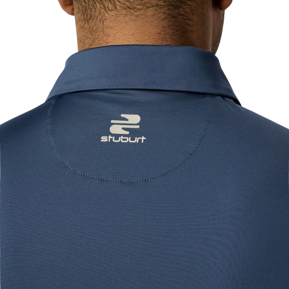 Sturburt Urban Performance Men's Golf Polo Shirt 2026 - Steel Blue