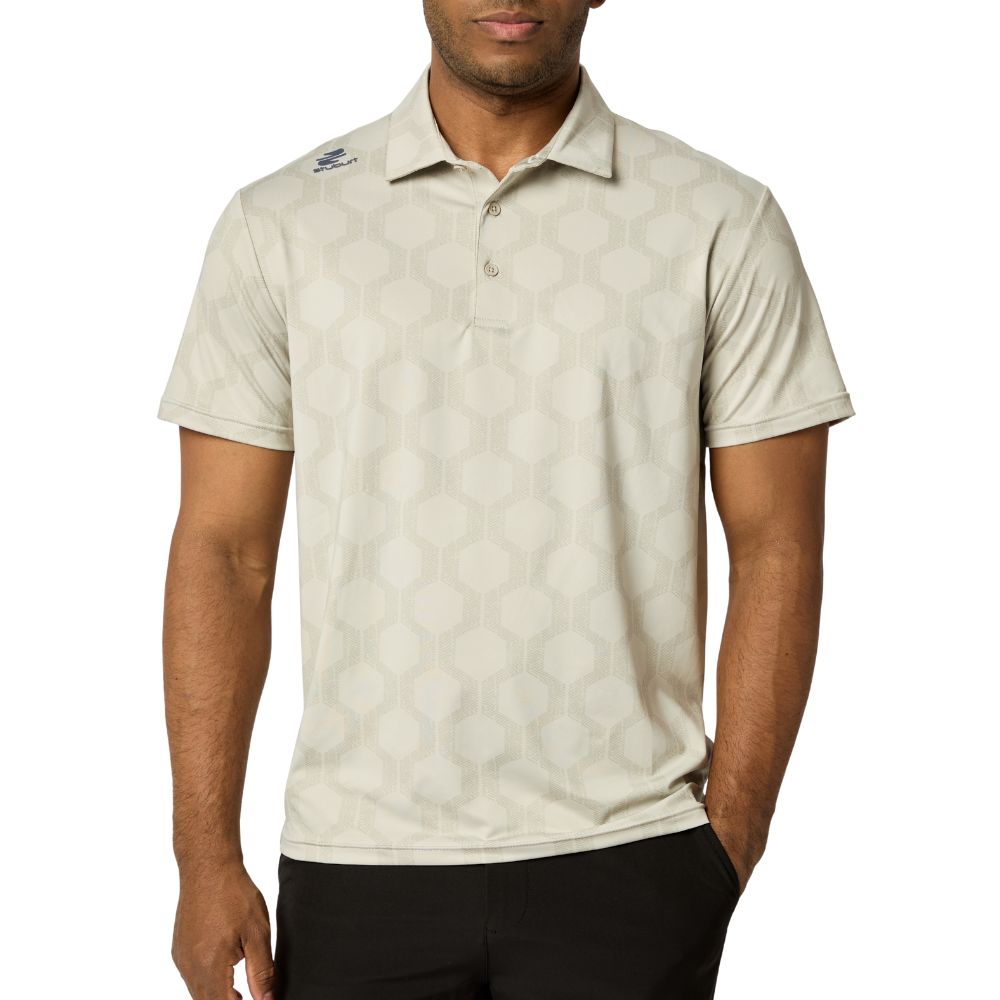 Sturburt Vibe Men's Golf Polo Shirt 2026 - Chalk