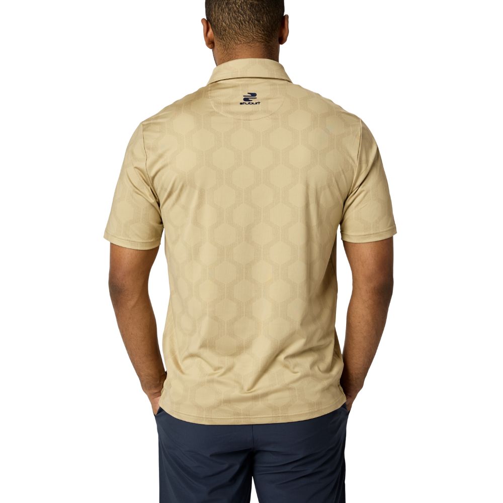 Sturburt Vibe Men's Golf Polo Shirt 2026 - Sand