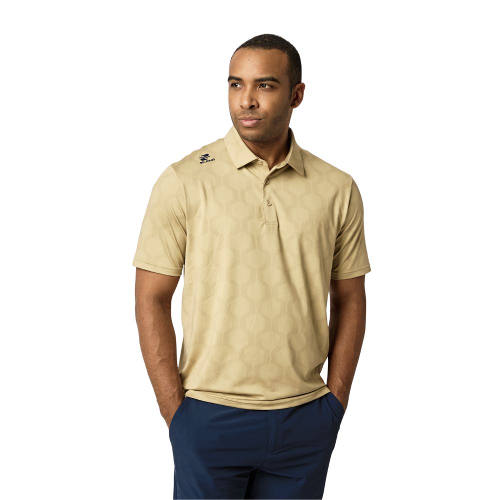 Sturburt Vibe Men's Golf Polo Shirt 2026 - Sand