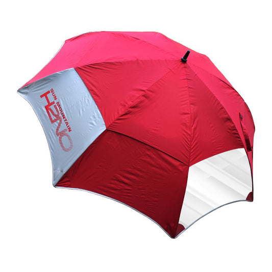 Sun Mountain H2NO Vision Double Canopy Umbrella 2025 - Burgundy Burgundy