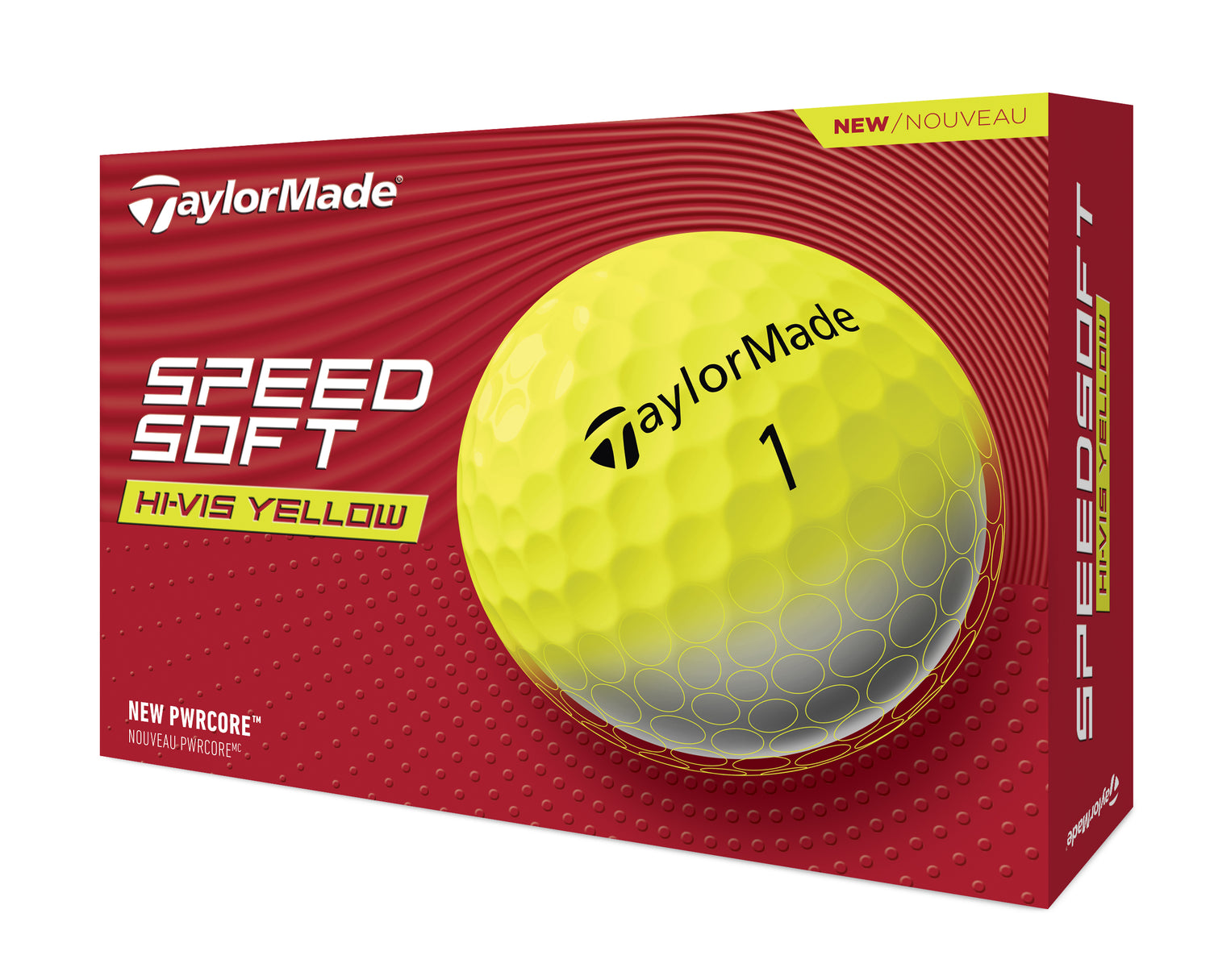 TaylorMade SpeedSoft Golf Balls 2026 - Yellow Yellow