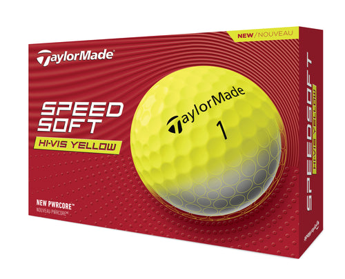 TaylorMade SpeedSoft Golf Balls 2026 - Yellow Yellow