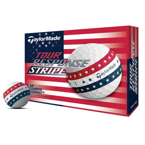 TaylorMade Tour Response Stripe USA Golf Balls 2024 Stripe USA  