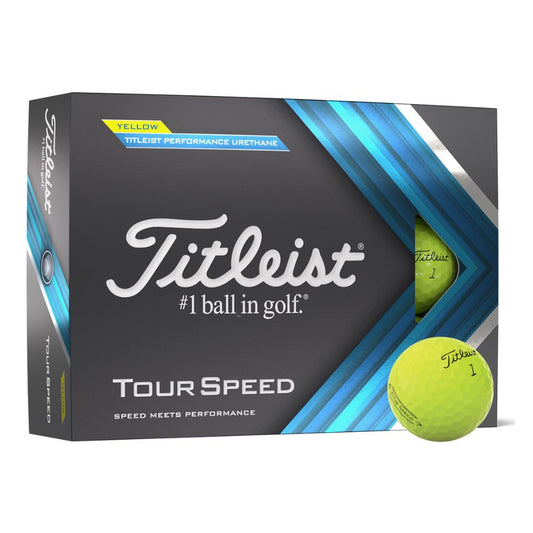 Titleist Tour Speed Golf Balls 2023 - Yellow Yellow  