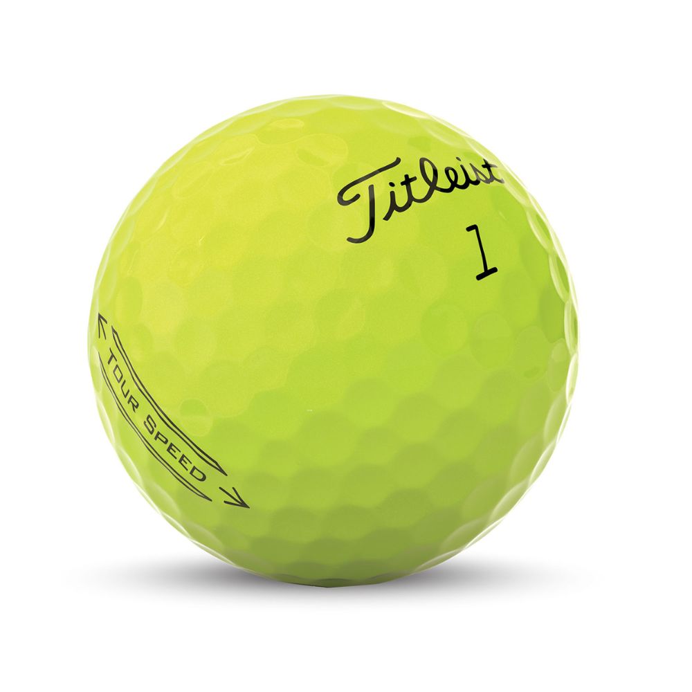 Titleist Tour Speed Golf Balls 2023 - Yellow   