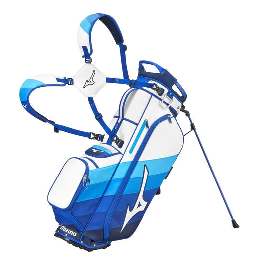 Mizuno Tour Stand Bag - Staff Colours White / Blue