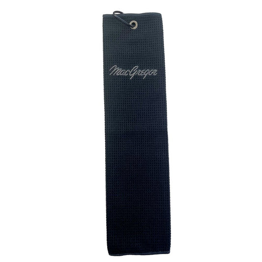 MacGregor Trifold Golf Towel - Black / Grey Black / Grey